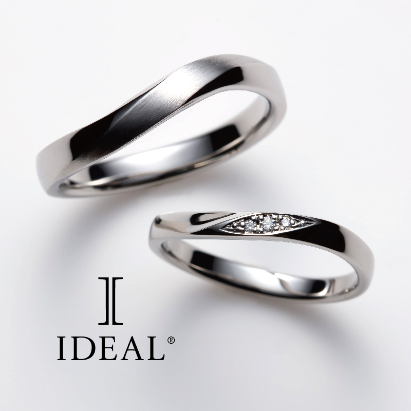 神戸・三ノ宮で探すウェーブ（S字）デザインの結婚指輪特集S字の結婚指輪