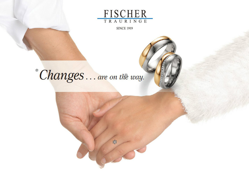 大阪で結婚指輪を選ぶならマット加工（つや消し）デザインのFISCHERの結婚指輪がオススメ