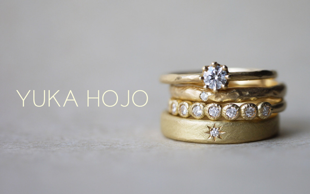大阪で結婚指輪を選ぶならマット加工（つや消し）デザインのYUKA HOJOの結婚指輪がオススメ