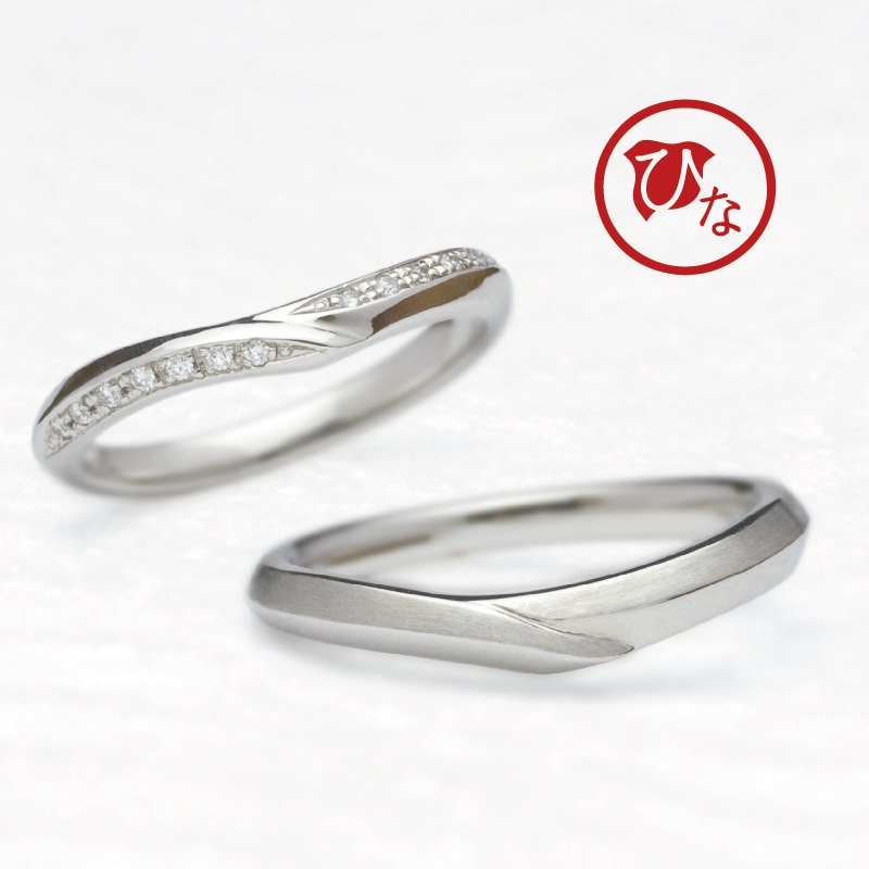 岸和田市で人気和の結婚指輪デザイン２