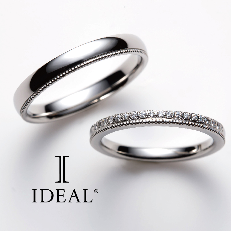 神戸・三ノ宮で探すウェーブ（S字）デザインの結婚指輪特集ストレートの結婚指輪