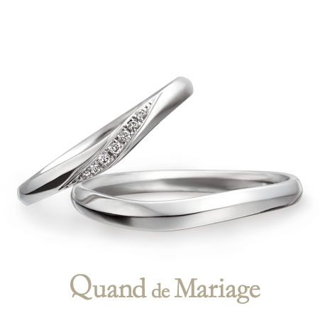 神戸・三ノ宮で探すウェーブ（S字）デザインの結婚指輪特集のラフィネ