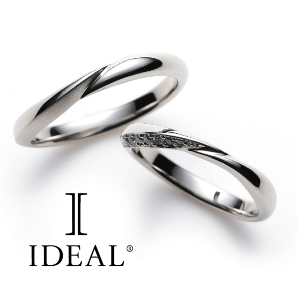 神戸・三ノ宮で探すウェーブ（S字）デザインの結婚指輪特集のルミヌー