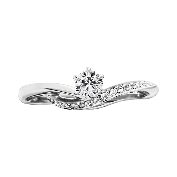 和歌山で着け心地にこだわった婚約指輪ブランドのマリアージュエントのジュノーのデザイン