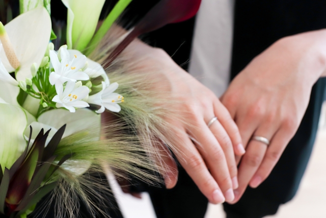 garden天王寺のシンプルデザインの結婚指輪