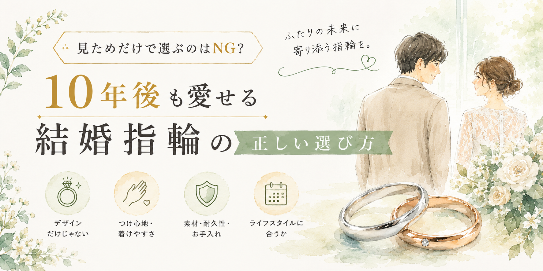 その結婚指輪、本当に大丈夫？10年後に後悔しない選び方