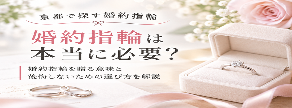 京都で探す婚約指輪｜婚約指輪は本当に必要？婚約指輪を贈る意味と後悔しないための選び方を解説